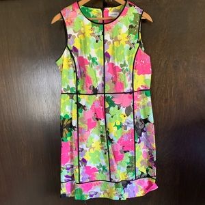 Calvin Klein Multi-Color Floral Size 16 Dress